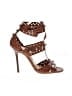 Jimmy Choo 100% Leather Brown Sandals Size EU 37 - photo 1