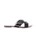 Sam Edelman Silver Black Sandals Size 8 - photo 1