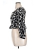 Zara Black 3/4 Sleeve Top Size XL - photo 5