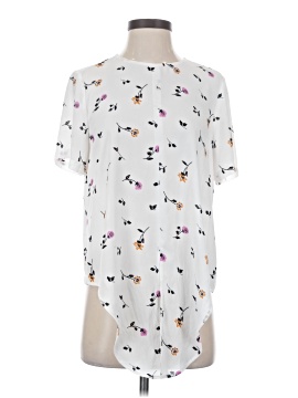Madewell Button-Back Tie Tee in Sweet Blossoms