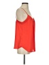 Ann Taylor LOFT 100% Polyester Orange Sleeveless Blouse Size S - photo 4