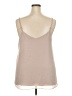 Torrid 100% Polyester Tan Sleeveless Blouse Size 3X Plus (3) - photo 2