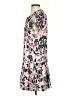 Parker 100% Polyester Print Pink Casual Dress Size S - photo 5