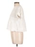 Shein 100% Cotton White Short Sleeve Blouse Size L - photo 5