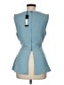 BCBGMAXAZRIA 100% Polyester Blue Sleeveless Blouse Size M - photo 2