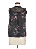 Lily White Black Sleeveless Blouse Size M - photo 1