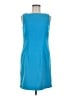 Amanda Smith Solid Blue Cocktail Dress Size 8 Petite - photo 1