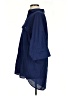 Everlane 100% Cotton Blue 3/4 Sleeve Button-Down Shirt Size S - photo 5