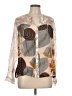 Evy's Tree 100% Polyester Brown Long Sleeve Blouse Size L - photo 1