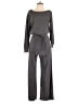 Cider Solid Gray Jumpsuit Size XS - photo 1