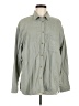 BP. Solid Green Gray Long Sleeve Button-Down Shirt Size M - photo 1