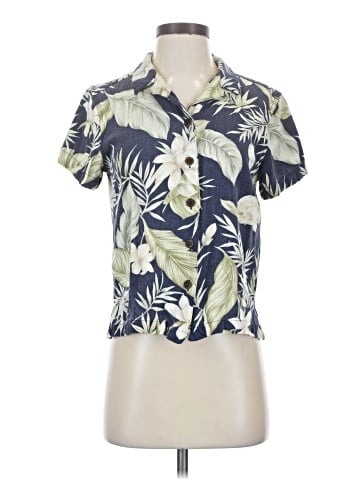 Caribbean Joe Short Sleeve Blouse (view 1)