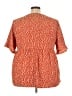 BLOOMCHIC Orange Short Sleeve Blouse Size 22 - photo 2