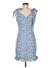 Shein 100% Polyester Blue Cocktail Dress Size 6 - photo 2