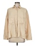 Everlane Color Block Tan Long Sleeve Button-Down Shirt Size M - photo 1