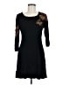 Caite Black Casual Dress Size M - photo 1