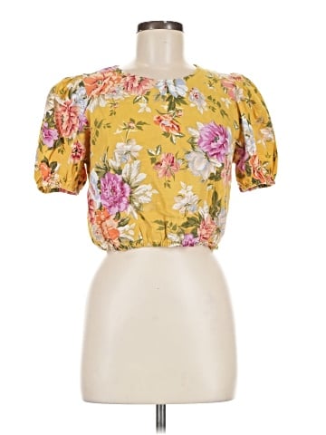 RACHEL Rachel Roy Short Sleeve Blouse (view 1)
