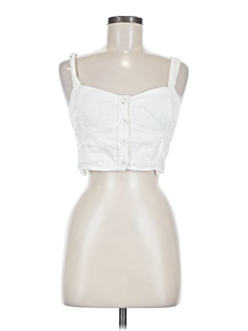 Madewell Sleeveless Button-Down Shirt (view 1)
