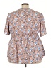 BLOOMCHIC 100% Polyester Brown Short Sleeve Blouse Size 22 - photo 2