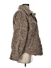 Democracy 100% Polyester Brown Faux Fur Jacket Size S - photo 4