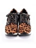 Ninety Union Animal Print Brown Sneakers Size 8 - photo 2
