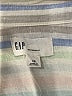 Gap 100% Linen Stripes Ivory Long Sleeve Button-Down Shirt Size XS - photo 7