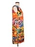 Unbranded Graphic Orange Cocktail Dress Size L (estimated) - photo 4