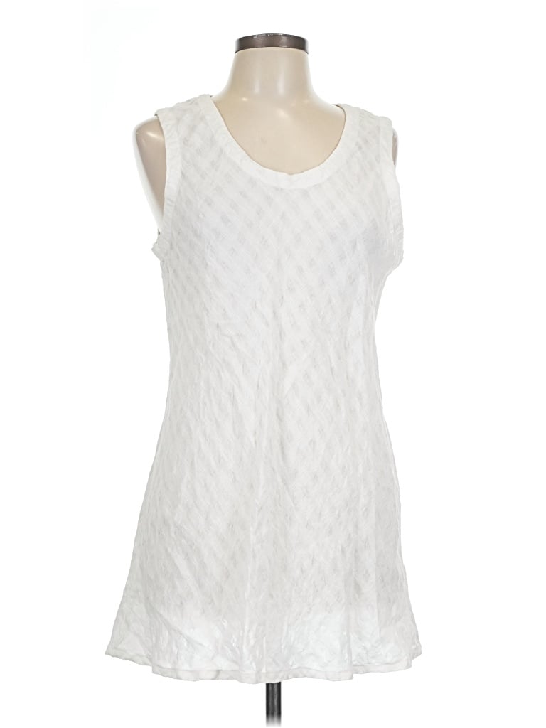 Pre-owned Flax Casual Dress In White