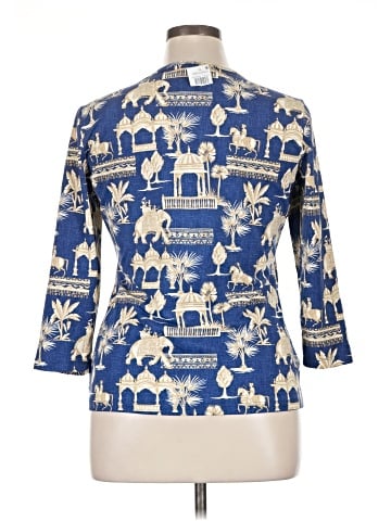 J. McLaughlin 3/4 Sleeve Blouse (view 2)