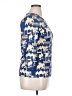 J. McLaughlin Blue 3/4 Sleeve Blouse Size XL - photo 4