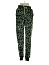 Cozy Casuals Animal Print Green Casual Pants Size XS - photo 1