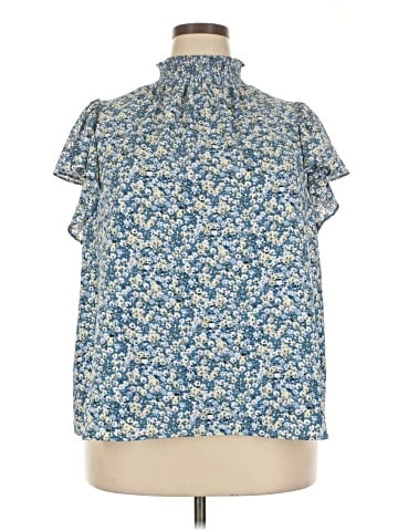 1.State Short Sleeve Blouse (view 1)