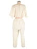 Feathers Chevron-herringbone Ivory Jumpsuit Size XS - photo 2