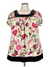 Avenue Pink Short Sleeve Blouse Size 22 - photo 1