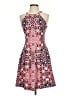 Vince Camuto Paisley Red Cocktail Dress Size 2 - photo 1