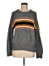 Madewell Color Block Gray Striped Heath Pullover Sweater Size M - photo 1