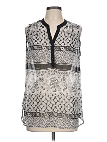 Roz & Ali Sleeveless Blouse (view 1)