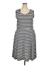 Lularoe Chevron-herringbone Black Casual Dress Size 3X(24-26) - photo 1