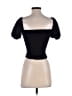 Stradivarius Black Short Sleeve Top Size XS - photo 2