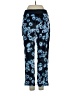 Cozy Casuals Floral Blue Casual Pants Size XS - photo 2
