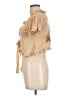 LUCCA Tan Short Sleeve Blouse Size L - photo 5