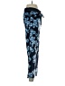 Cozy Casuals Floral Blue Casual Pants Size XS - photo 4