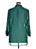 Tacera 100% Polyester Teal 3/4 Sleeve Blouse Size XL - photo 2