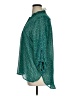 Tacera 100% Polyester Teal 3/4 Sleeve Blouse Size XL - photo 5