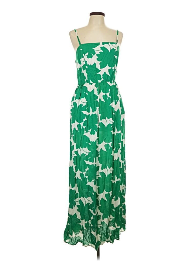 Pre-owned As U Wish Casual Dress In Green