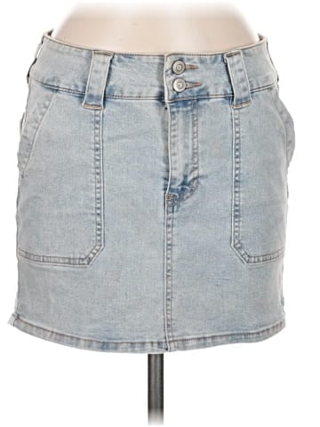 Celebrity Pink Denim Skirt (view 1)