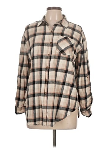 Love Notes Long Sleeve Button-Down Shirt (view 1)