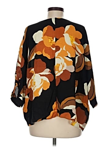 Susan Graver 3/4 Sleeve Blouse (view 2)