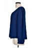 Mine 100% Polyester Blue Long Sleeve Blouse Size L - photo 5