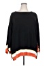 misook Color Block Black Poncho Size XXL - photo 1